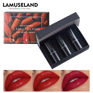 ราคาLAMUSELAND ลิปสติกกํามะหยี่กันน้ํา 12 สี  la 11/la12