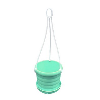 กระถางพลาสติก HOME LIVING BABA HANGER สีเขียวมะนาว สวน จัดสวน ตกแต่งสวน