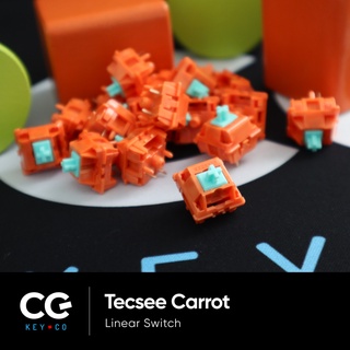 ภาพขนาดย่อของภาพหน้าปกสินค้าTecsee Carrot Linear Switches สวิตช์คีย์บอร์ด สวิช คีบอร์ด หนึ่งจังหวะ จากร้าน cgkey.co บน Shopee