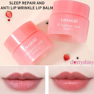 (ของแท้!!)LNANIGI  Special Care Lip Sleeping Mask 3g Lip Sleeping Mask 3g. มาสก์ปากสูตรเนียนนุ่ม (ชมพู Lip Sleeping Mask (Berry) 3g ลาเนจ ลิปมาส์กปาก กลิ่นเบอร์รี่ ปากน่าจุ๊บเป็นพิเศษ NICEYY
