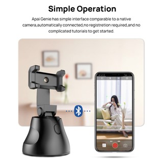 ขาตั้งมือถือหมุนติดตามใบหน้าอัตโนมัติ 360 องศา Tracking Holder รุ่น Apai Apai Genie Gimbal