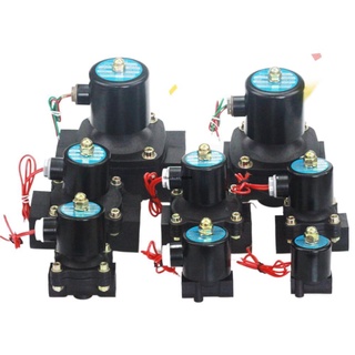 2W Engineering Plastic Electric Solenoid Valve Electromagnetic Valve Normally Close DN8 DN10 DN15 DN20 DN25 DN32 DN40 DN