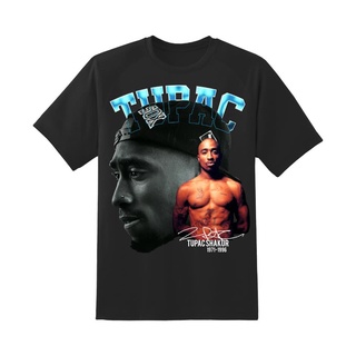 2PAC TUPAC คลาสสิก คอลเลคชั่นสตรีทแวร์  for men oversized t-shirts NO.2