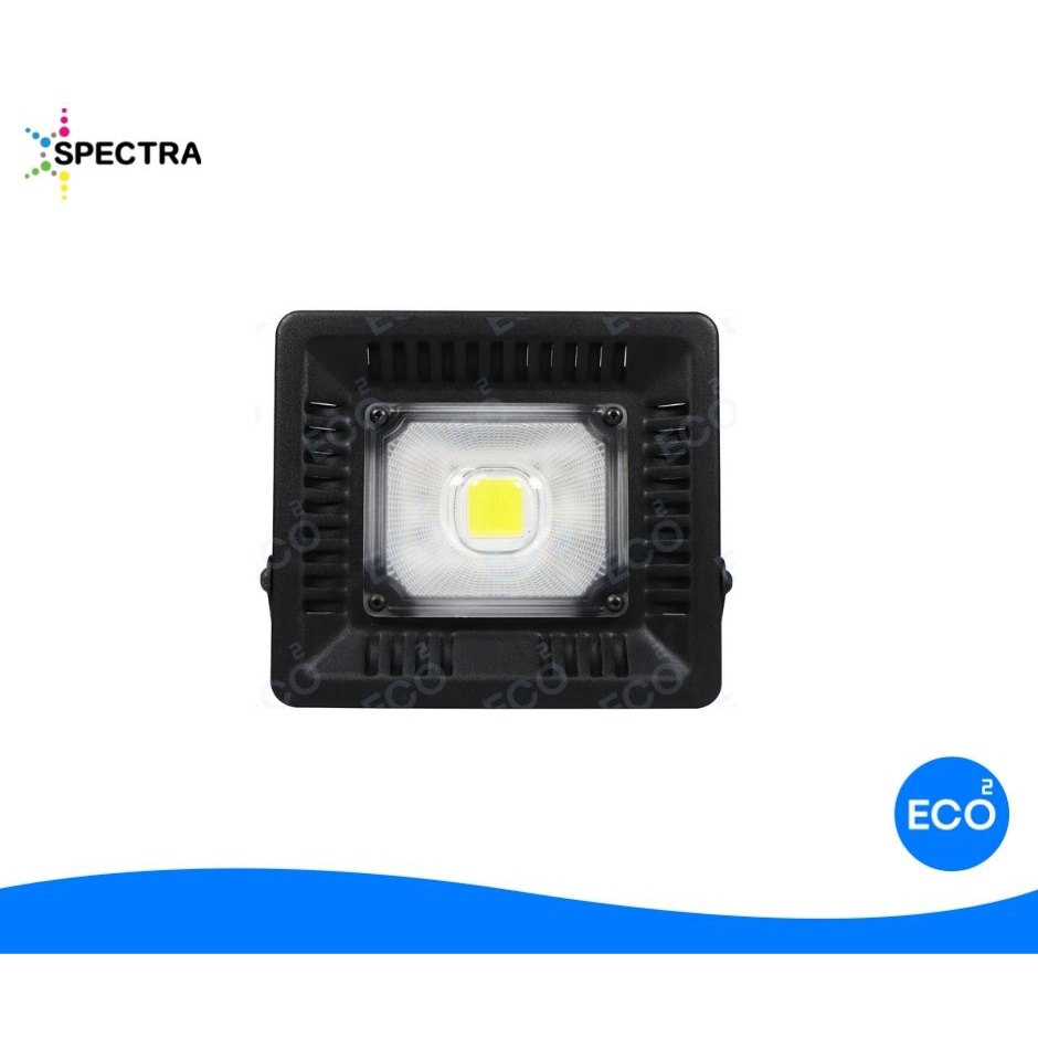 ยกลัง-20-ชิ้น-spectra-โคมไฟฟลัดไลท์-โคมไฟสปอร์ตไลท์-led-floodlight-ขนาด-50w-แสงสีเหลือง-3000k-แสงสีขาว-6500k