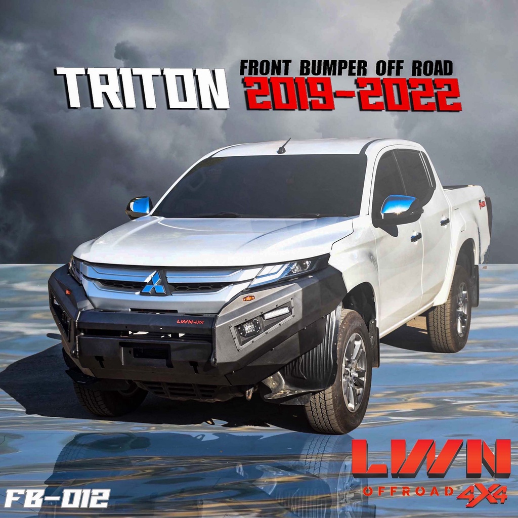 กันชนหน้าออฟโรด-titon-2019-2022-กันชนเหล็กดำ-off-road-bumper-รุ่น-fb-012-ไทรทัน-แบรนด์-lwn4x4