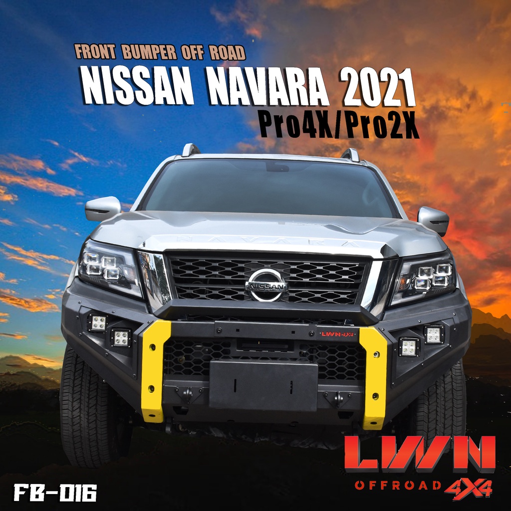 กันชนหน้าออฟโรด-navara-2021-pro4x-pro2x-กันชนเหล็กดำ-off-road-bumper-รุ่น-fb-016-ดีแมกซ์-นาวาร่าแบรนด์-lwn4x4