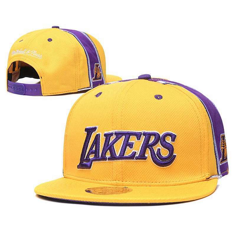 losangeles-lakers-หมวกปีกแบน-ปรับได้-สีม่วง-สีทอง-สําหรับผู้ชาย-ผู้หญิง