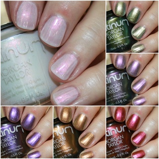 Diva Morgan Taylor Platinum Illusions collection polish 15 ml.สีธรรมดา สไตล์แมทเทอลิค เงาแวววาว ทาง่ายแห้งเร็ว ปลอดภัย