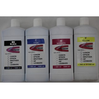 น้ำหมึกเติม CANON ทุกรุ่น 1000ซีซี EXPRESS INKJET REFILL FOR CANON 1000 ML BK/C/M/Y/LC/LM