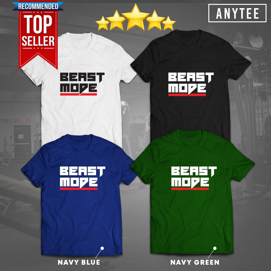 ยิมออกกําลังกายออกกําลังกายการออกกําลังกายแรงจูงใจเสื้อยืดโหมด-beast-anytee-tts