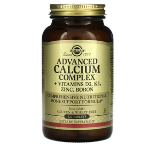 Advance calcium บำรุงกระดูก and magnesium +Vitamin D3  k2 zinc boron 120เม็ด