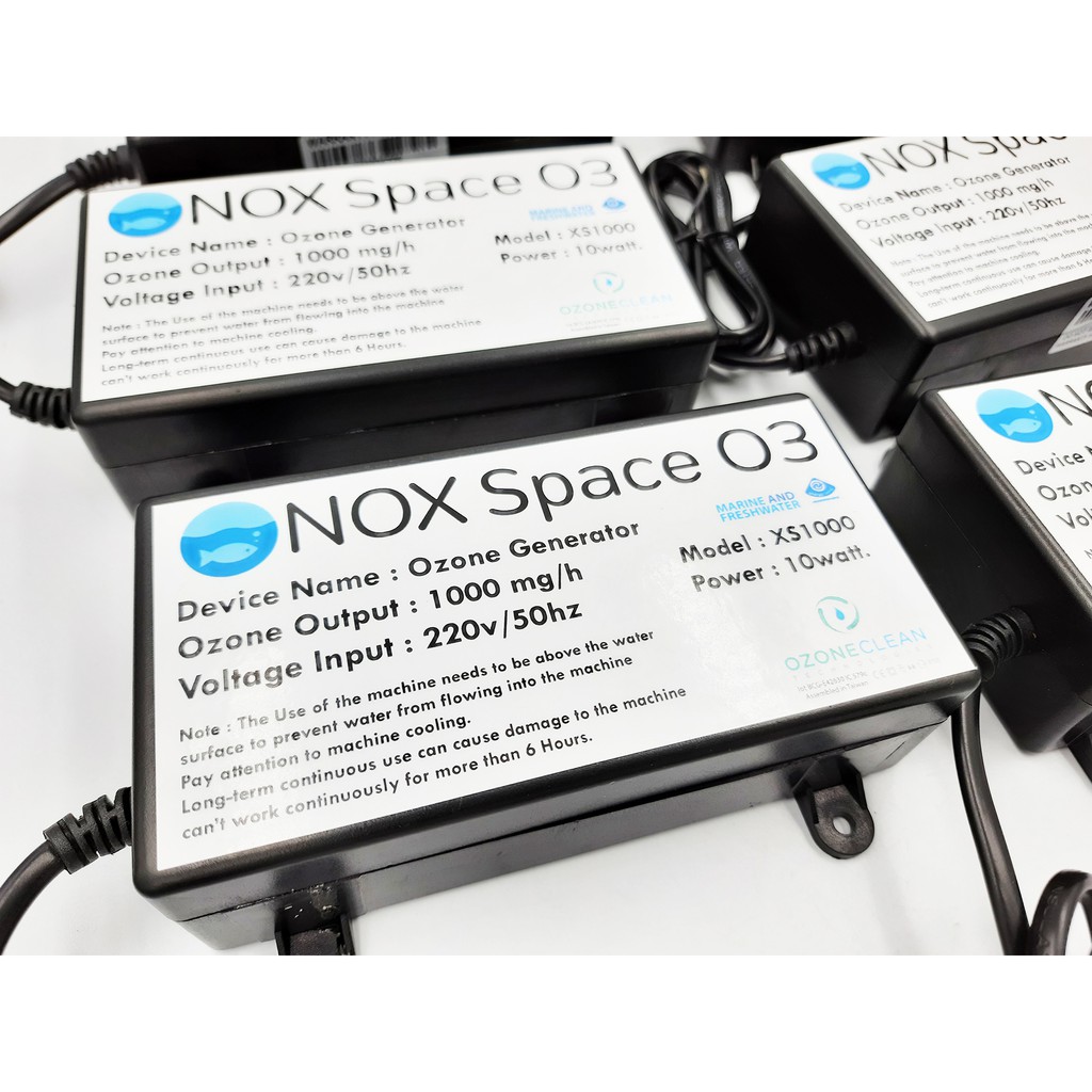 โอโซน-nox-space-1000mg-h-ozonizer-ฆ่าเชื้อจุดขาว-ปรสิต-ใช้ควบคุมโรคและรักษาโรค-ช่วยให้น้ำใสไม่มีกลิ่นเหม็น-รักษาปลาป่วย