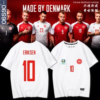 ขายดี!เสื้อยืดผู้ชาย 2021 ใหม่เทรนด์เดนมาร์กฮีโร่ตัวจริง Kayar พร้อมเสื้อ Eriksson แบบเดียวกันกับผู้ชายแขนสั้นS-5XL