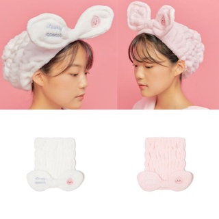 ( พร้อมส่ง ) Lovely Apeach Hair Turban ผ้าคาดผมเอพีช สำหรับเก็บผมด้านหลังได้