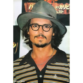 โปสเตอร์ รูปถ่าย ดารา หนัง จอห์นนี เดปป์ Johny Depp POSTER 24”x35” Inch American Actor Hollywood