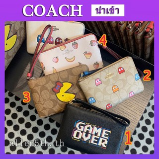 กระเป๋า Coach คล้องมือ F73399 F73390 F75594 F73387 F73449 กระเป๋าสตางค์ผู้หญิง / กระเป๋าใส่เหรียญ