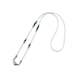 DSP สร้อยคล้องแมสโมรา เงินแท้ 92.5% : 925 Sterling Silver Face Mask Chain - Mask Necklace