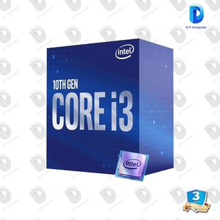 ซีพียู Intel CPU Core i3-10100F LAG1200 3.6GHZ, 6MB สินค้าใหม่ รับประกัน 3 ปี