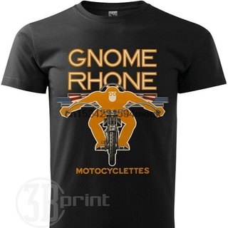 เสื้อยืด พิมพ์ลาย Gnome Rhone สไตล์วินเทจ คลาสสิก คุณภาพสูง แฟชั่นสําหรับผู้หญิงS-5XL