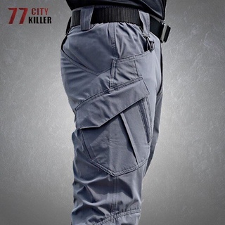 พร้อมส่ง🔥IX9 กางเกงยุทธวิธี ผ้าริปสตอปกันน้ำ มีช่องกระเป๋าหลายช่อง พลัสไซส์กางเกงขายาว
