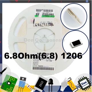 6.8Ohm (6.8) 1206 ±1%    1206 FS80KT5E ROYAL OHM  1-B1-9 (ขายยกแพ็ค 1 แพ็ค มี 100 ชิ้น)