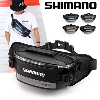 Shimano วิ่งพอดีเอว Pack แถบสะท้อนแสงหน้าอก