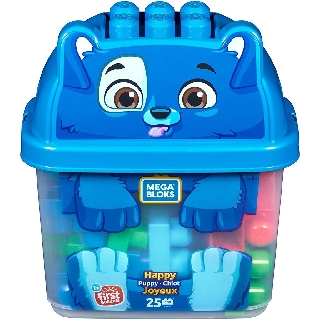 LeonToys ตัวต่อเมก้าบล็อคส์  ตัวต่อขนาดใหญ่ ของเล่นเสริมพัฒนาการเด็ก Mega Bloks Happy Puppy รุ่น GHF49