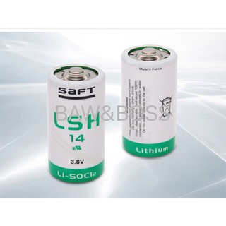 แบตเตอรี่ Lithium SAFT LSH14 3.6V size C 5.8Ah