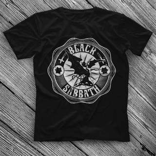 เสื้อยืดผ้าฝ้ายเสื้อยืด พิมพ์ลาย Gildan Black Sabbath Black สําหรับผู้ชาย และผู้หญิงL XL  XXL 3XL