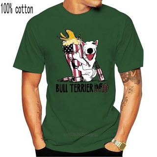 เสื้อยืดผู้หญิง - ผู้ชาย tshirt oversize น่ารักกระทิง Terrier พ่อและเบียร์อเมริกันรุ่น 2 เสื้อยืดวั
