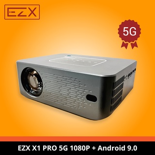 สินค้า รุ่น Top ปี 2022 EZX X1 Pro 5G Android 9.0 โปรเจคเตอร์ 1080P ประกัน 1 ปี ออกใบกำกับภาษีได้