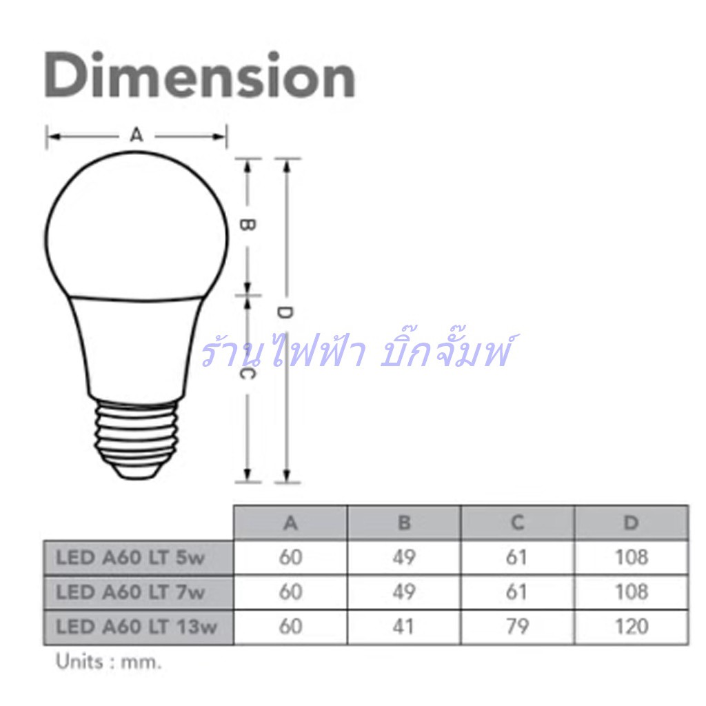 หลอดไฟ-led-a60-lt-e27-eve-25-000-ชม-สว่างสุดๆ-มีรับประกัน-โปร-ลดล้างสต๊อก-หมดแล้วหมดเลย