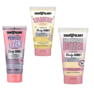 ใหม่ Soap&amp;Glory The Righteous Butter &amp; smoothie star &amp; perfect zzzen Hydration Body Sorbet 200ml