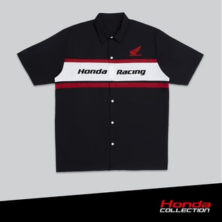 สินค้า [Collection 2020] Honda เสื้อเชิ้ตผู้ชาย ฮอนด้า สีดำ Honda Shirt