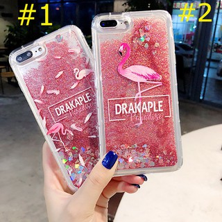 Case Huawei Y9 Y7 Prime 2018 Honor 6X 7X 7A 8X V10 9 10 Lite Y5 P Smart P8 Lite 2017 Quicksand Flamingo Flower Soft