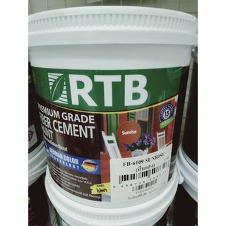 RTB Paint [ทึบแสง] สีทาไม้ฝาไฟเบอร์ซีเมนต์ 1 gal.