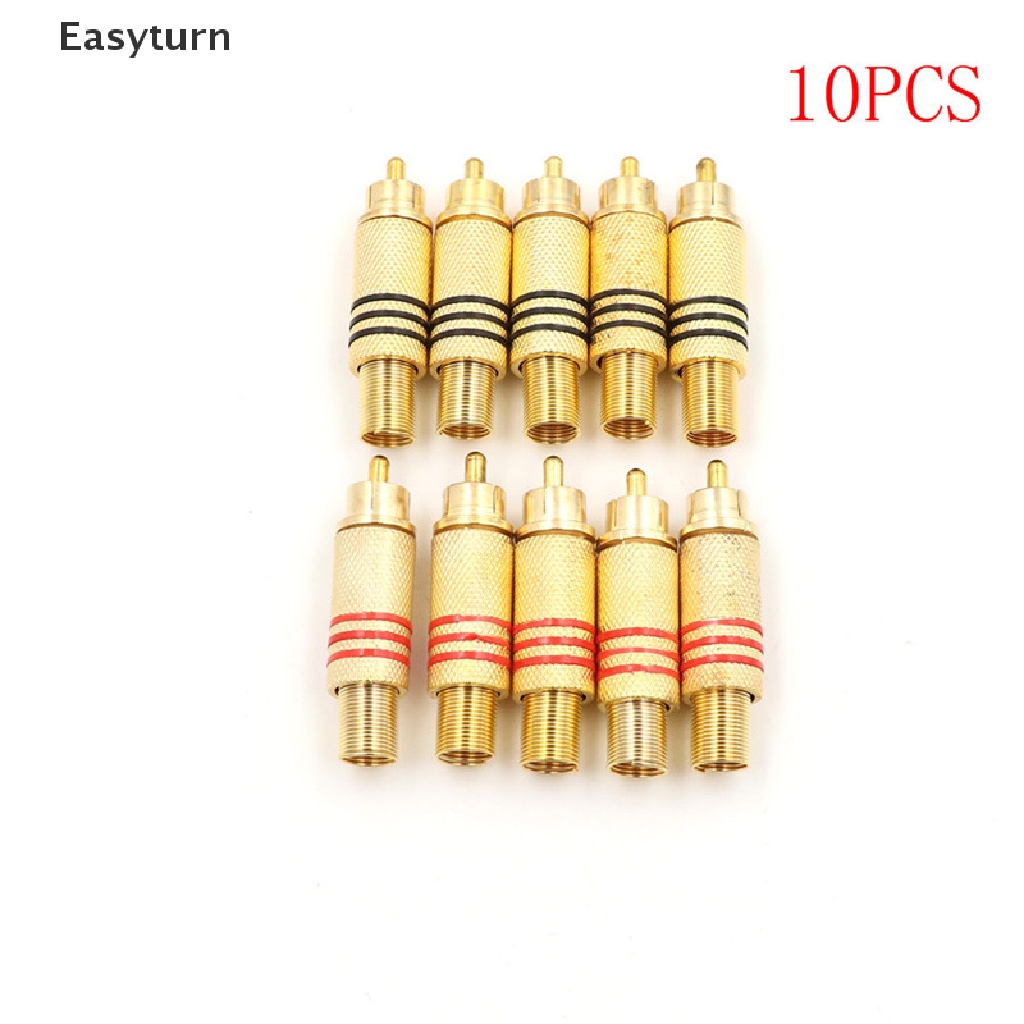 easyturn-10pcs-rca-connector-male-jack-plug-audio-vedio-welding-gold-red-black-th