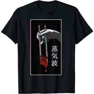 เสื้อยืดผ้าฝ้ายพิมพ์ลายขายดี เสื้อยืด พิมพ์ลายอนิเมะ Aesthetic Vaporwave Futurism สไตล์ญี่ปุ่นย้อนยุค