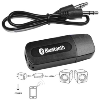 3.5 Mm USB Wireless Bluetooth Music Audio Stereo Receiver Adapter Dongle AMP New