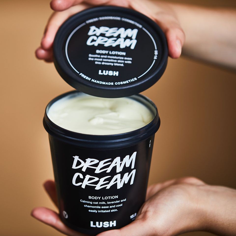 (ของใหม่) Lush Dream Cream Hand and Body Lotion 45g/240g Shopee Thailand