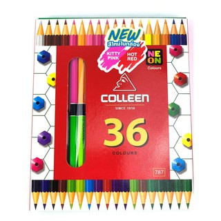 ดินสอสี 2 หัว 36 สี  No.787 คอลลีน