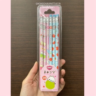 ดินสอไม้ 2B ลาย Mamegoma ลิขสิทธิ์แท้จาก San-X ประเทศญี่ปุ่น
