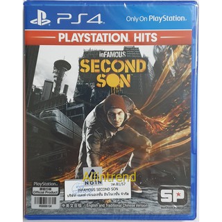 PS4 Infamous Second Son (AllZone) ภาษาอังกฤษ แผ่นใหม่ในซีล แผ่น PS4 สามารถเล่นกับ PS5 ได้ สุดยอด