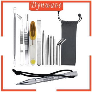 [DYNWAVE] Paracord FID Set Lacing with Velvet Bag for DIY Strings Bracelet Crafts Tool