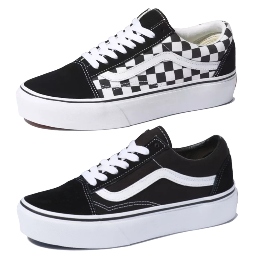 vans-รองเท้าผ้าใบ-old-skool-platform-checkerboard-old-skool-platform-2แบบ