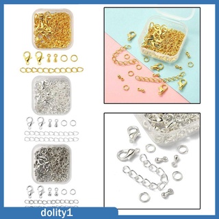 สินค้า [dolity1] อุปกรณ์เสริมทําเครื่องประดับ DIY 80 ชิ้น พร้อมแหวนจั้มพ์เปิด 5 มม. พร้อมตะขอก้ามปู 12 มม. สําหรับโซ่เอว