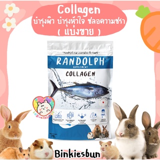 🐰 RANDOLPH Collagen บำรุงผิว บำรุงหัวใจ ชลอความชรา ( แบ่งขาย 6 เม็ด ) 🐹