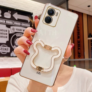 เคสมือถือ แบบนิ่ม ลายหมีน่ารัก ป้องกันเลนส์กล้อง สําหรับ Vivo iQOO Z7x iQOO Z7 5G 2023 iQOO Z7x iQOO Z7