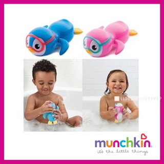 [ของแท้] ของเล่นลอยน้ำ Munchkin Wind Up Swimming Penguin ของเล่นอาบน้ำเด็ก [MNK]