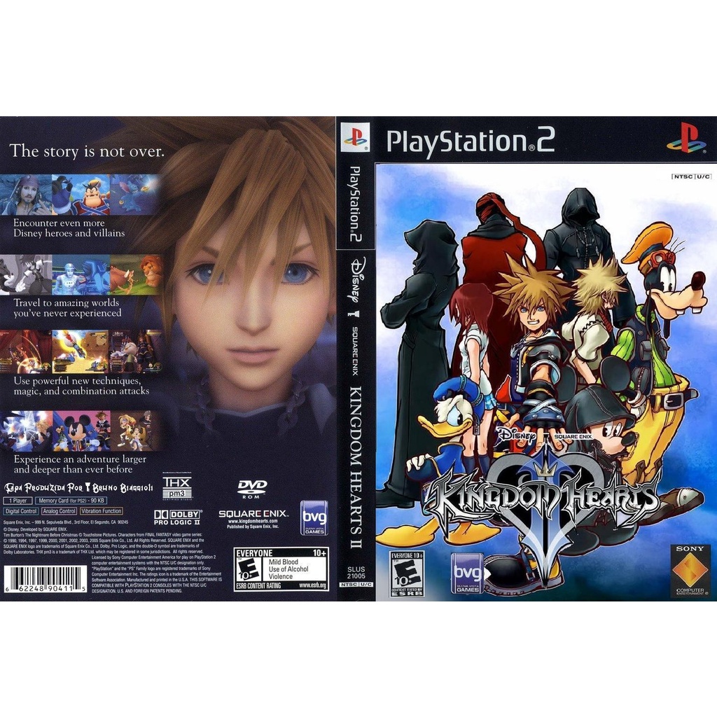 Jeux Vidéo Kingdom Hearts II PlayStation 2 (PS2) d'occasion